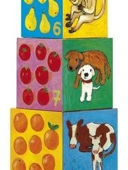 Djeco - 10 Blokken Om Te Stapelen - Mijn Vrienden