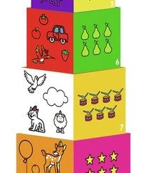 Bumba Stapelblokken - 10 Blokken In Karton - Totale Hoogte 100 Cm -Goedkope Blokken Winkel 211x840