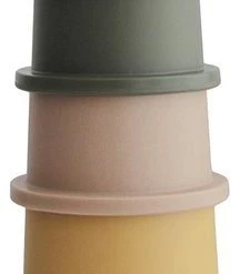 Stapelbekers Retro | Mushie -Goedkope Blokken Winkel 225x840