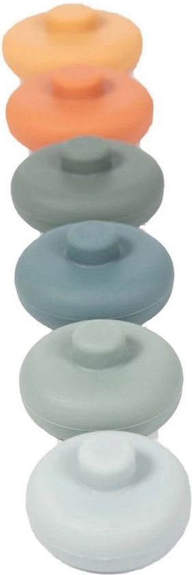 Bo Jungle B-Silicone Stacking Rounds Stapeltoren B930010 5 Bo Jungle B-Silicone Stacking Rounds Stapeltoren B930010 - Afbeelding 3