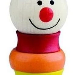 Detoa Stapeltoren Clown Junior 17,5 Cm Hout 8-delig