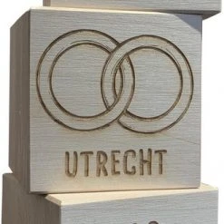 TextTim.nl Trouw Cadeaus Persoonlijk 3 Blokken - Huwelijk Trouwcadeau