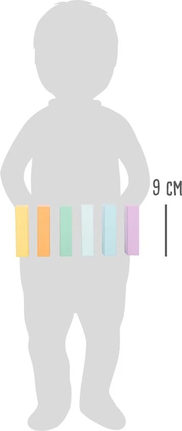 Small Foot Company Pastel Houten Bouwblokken - 50 Stuks - Houten Speelgoed Vanaf 1 Jaar 8 Small Foot Company Pastel Houten Bouwblokken - 50 Stuks - Houten Speelgoed Vanaf 1 Jaar - Afbeelding 6