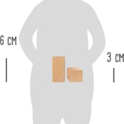 Small Foot Company Small Foot - Houten Bouw Blokken "Safari" - Speelgoed - Houten Speelgoed 1 Jaar - Bouwblokken -Goedkope Blokken Winkel 420x840 1