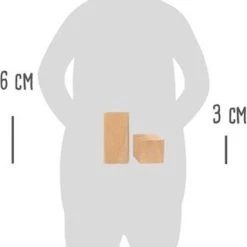 Small Foot Company Small Foot - Houten Bouw Blokken "Safari" - Speelgoed - Houten Speelgoed 1 Jaar - Bouwblokken -Goedkope Blokken Winkel 421x840 2