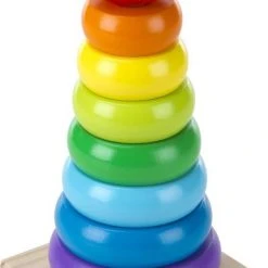 Melissa & Doug Houten Stapelaar Regenboog Kleuren