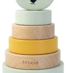 Trixie Stapelspeelgoed Mr. Polar Bear 18 Cm Hout Groen 7-delig -Goedkope Blokken Winkel 475x840