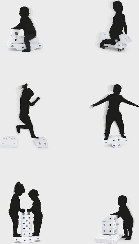 Modu Explorer Kit- Zachte Blokken-19 Onderdelen - Speelgoed 1 -2-3 Jaar -Mega Blocks Grijs -Blauw 15 Modu Explorer Kit- Zachte Blokken-19 Onderdelen - Speelgoed 1 -2-3 Jaar -Mega Blocks Grijs -Blauw - Afbeelding 13