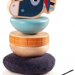 Lilliputiens Stapeltoren Ignace Ezel - Houten Speelgoed