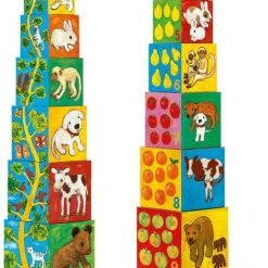 Djeco - 10 Blokken Om Te Stapelen - Mijn Vrienden 16 Djeco - 10 Blokken Om Te Stapelen - Mijn Vrienden -Goedkope Blokken Winkel 482x840