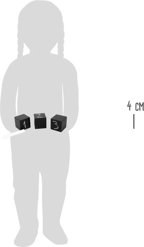 Merkloos Houten Blokken - Schoolbord Bouwstenen - Zwart - 13 Stuks - Speelgoed Vanaf 3 Jaar 7 Merkloos Houten Blokken - Schoolbord Bouwstenen - Zwart - 13 Stuks - Speelgoed Vanaf 3 Jaar - Afbeelding 5