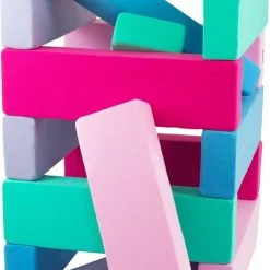 Viking Choice Foam Blokken Kinderen - 15 Delig - XXL Bouwblokken - Blauw, Roze, Paars, Mint -Goedkope Blokken Winkel 493x840