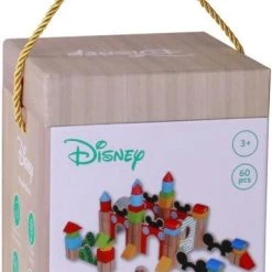 Disney Blokkenset Mickey Mouse Junior Hout 60-delig -Goedkope Blokken Winkel 506x840