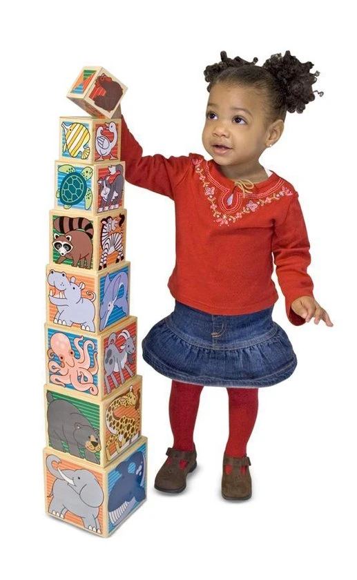 Melissa & Doug - Houten Dieren Blokken 5 Melissa & Doug - Houten Dieren Blokken - Afbeelding 3