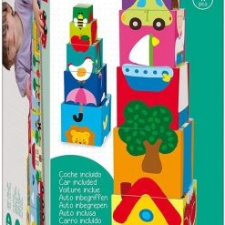 Goula Stapelblokken Met Auto