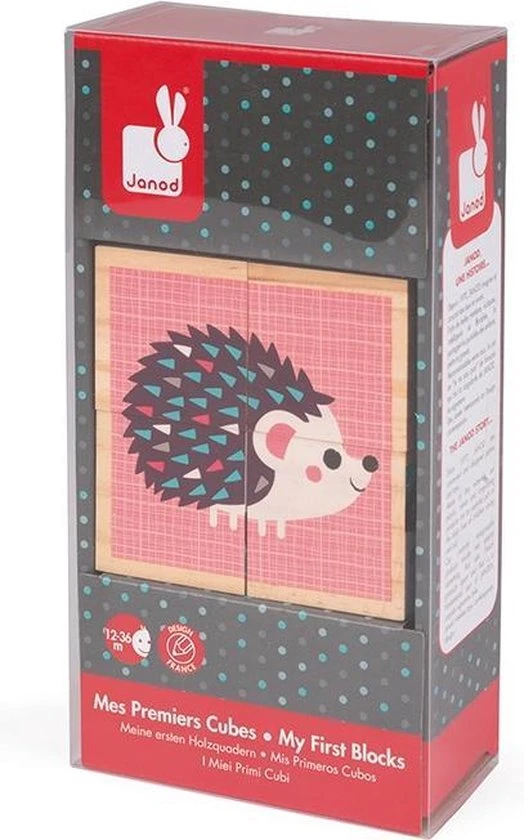 Janod Blokpuzzel Babydieren 14 Janod Blokpuzzel Babydieren - Afbeelding 12