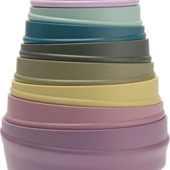 BIBS Wobble Tower - Stapeltoren - Bright Rainbow