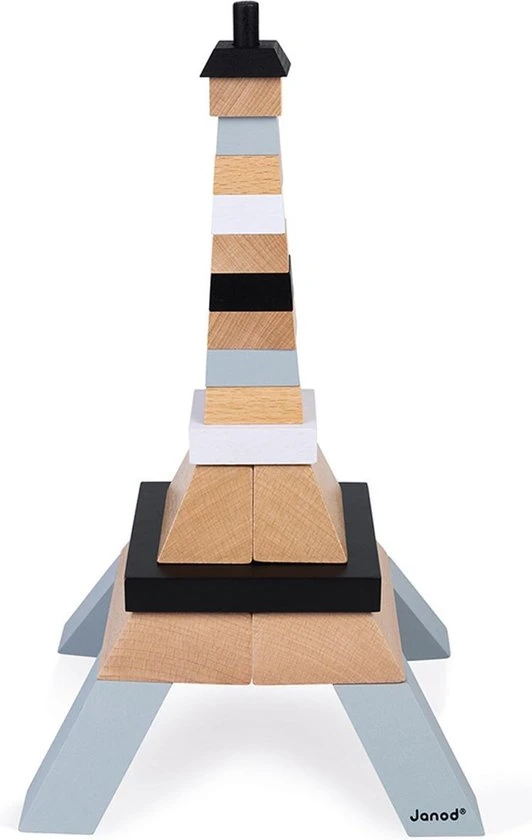 Janod Blokken - Eiffeltoren 9 Janod Blokken - Eiffeltoren - Afbeelding 7