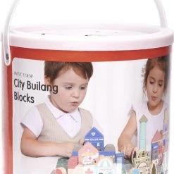 Merkloos Blokken Speelgoed Met Speelmat - 135 Stuks - Educatieve Houten Blokken - Speelgoed - Stadspuzzel - Ontwikkelingsspeelgoed - Stimuleert Motoriek En Creativiteit -Goedkope Blokken Winkel 548x840