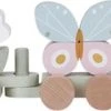 Little Dutch - Blokkentrein Flowers & Butterflies FSC -Goedkope Blokken Winkel 550x140