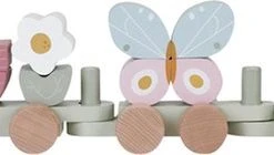 Little Dutch - Blokkentrein Flowers & Butterflies FSC