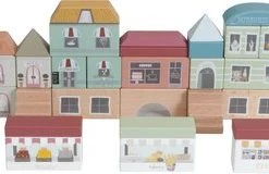 Little Dutch Treinbaanuitbreiding - Blokkenset Stad -Goedkope Blokken Winkel 550x160