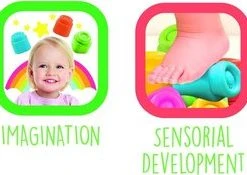 Baby Clementoni - Kleine Treinset Peppa Pig - Blokkenwagen - 14 Stukjes, Blokken Voor Kinderen -Goedkope Blokken Winkel 550x175 1