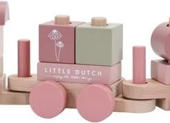 Little Dutch Houten Blokkentrein Flowers