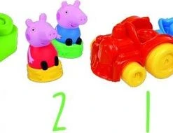 Baby Clementoni - Kleine Treinset Peppa Pig - Blokkenwagen - 14 Stukjes, Blokken Voor Kinderen -Goedkope Blokken Winkel 550x190 1