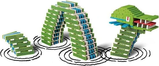 Maxomorra Bioblo Big Box - 340 Eco Bouwblokken 7 Maxomorra Bioblo Big Box - 340 Eco Bouwblokken - Afbeelding 5