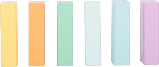 Small Foot Company Pastel Houten Bouwblokken - 50 Stuks - Houten Speelgoed Vanaf 1 Jaar 7 Small Foot Company Pastel Houten Bouwblokken - 50 Stuks - Houten Speelgoed Vanaf 1 Jaar - Afbeelding 5