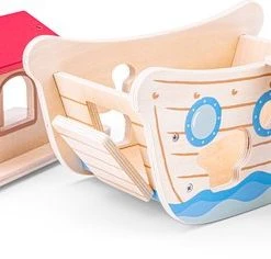 New Classic Toys Houten Ark Van Noah - Inclusief Speelfiguren -Goedkope Blokken Winkel 550x236