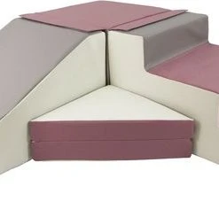 Viking Choice Foam Blokken Glijbaan - 5 Delig - 40 Cm Hoog - Wit, Grijs, Paars