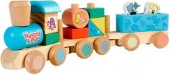 Rubo Toys Woezel En Pip Houten Trein - Blokken - Locomotief En 2 Wagons - Met 2 Speelfiguren - 45 Cm Lang -Goedkope Blokken Winkel 550x246 2