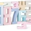 Navaris Houten Blokken Met Cijfers - Leren Tellen Voor Kinderen Vanaf 18 Maanden - 32 Blokken Van 1 T/m 10 - Stapelblokken In Meerkleurig Design -Goedkope Blokken Winkel 550x250