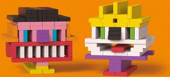 Maxomorra Bioblo Big Box - 340 Eco Bouwblokken 18 Maxomorra Bioblo Big Box - 340 Eco Bouwblokken - Afbeelding 16