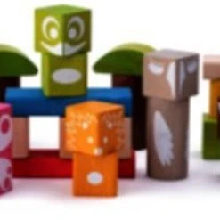 Woody 26 Houten Blokken Met Print