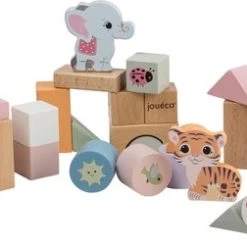 Jouéco® - The Wildies Family Houten Blokken In Ton 50 Stuks