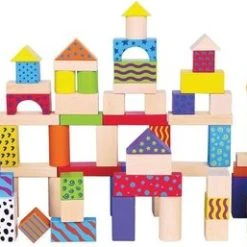 New Classic Toys Bouwblokken Fantasie Junior Hout 100 Blokken -Goedkope Blokken Winkel 550x257