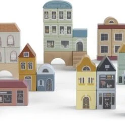 Little Dutch Treinbaanuitbreiding - Blokkenset Stad -Goedkope Blokken Winkel 550x260