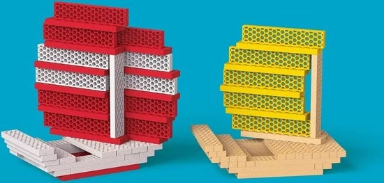 Maxomorra Bioblo Big Box - 340 Eco Bouwblokken 17 Maxomorra Bioblo Big Box - 340 Eco Bouwblokken - Afbeelding 15