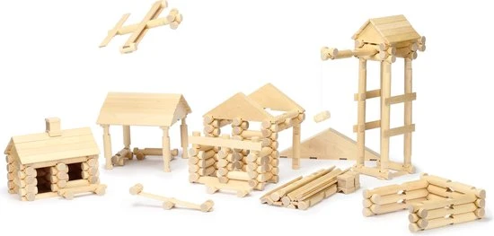 Varis Toys - Blokken -222 Onderdelen 4 Varis Toys - Blokken -222 Onderdelen - Afbeelding 2