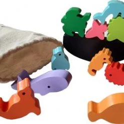 Van Theo Stapeldiertjes Totaal Set – Houten Blokken – Balansspel – Duurzaam Speelgoed – Stapelblokken - Dieren -Goedkope Blokken Winkel 550x266