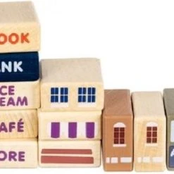 Kruzzel Houten Blokken Blokkendoos Stad Met Vloerpuzzel & Luxe Opbergzak - Grondpuzzel & 115 Kleurrijke Houten Bouwblokken Stapelblokken Bouwstenen Met Auto’s - Vervoer & Stad Bouwen Met Letters En Cijfers – Creatief – Leren - Spelen -Goedkope Blokken Winkel 550x268