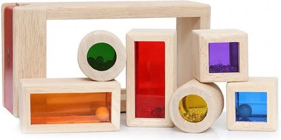 Wonder-World Wonderworld Regenboog Geluidsblokken 12 Wonder-World Wonderworld Regenboog Geluidsblokken - Afbeelding 10