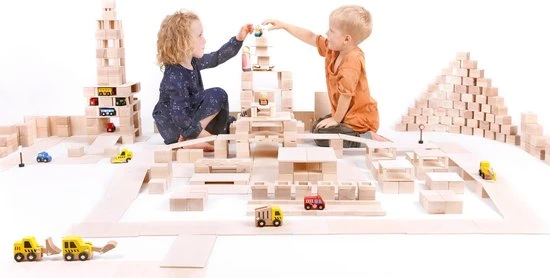 Just Blocks Houten Blokken SMALL PACK 74 Stuks 12 Just Blocks Houten Blokken SMALL PACK 74 Stuks - Afbeelding 10