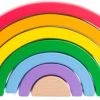 AYD Home Playing Kids Houten Regenboog - Houten Regenboog - Regenboog - Regenboog Stapeltoren - Houten Regenboog Blokken - Stapelblokken - Educatief Stapelboog Blokken - Regenboog Blokken Pastel -Goedkope Blokken Winkel 550x285 2