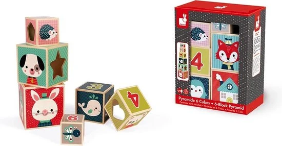 Janod Stapeltoren Blokken 10 Janod Stapeltoren Blokken - Afbeelding 8