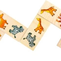 Small Foot Company Houten Domino Safari Dieren 28 Pcs -Goedkope Blokken Winkel 550x290 1