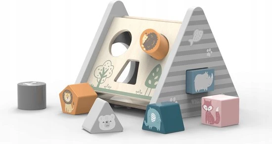 PolarB By ViGa - Vormenstoof - Motoriek Oefenen - Hout - 162x160x140mm 6 PolarB By ViGa - Vormenstoof - Motoriek Oefenen - Hout - 162x160x140mm - Afbeelding 4